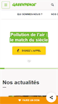 Mobile Screenshot of greenpeace.fr