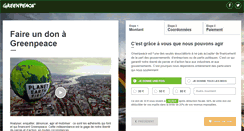 Desktop Screenshot of faire-un-don.greenpeace.fr